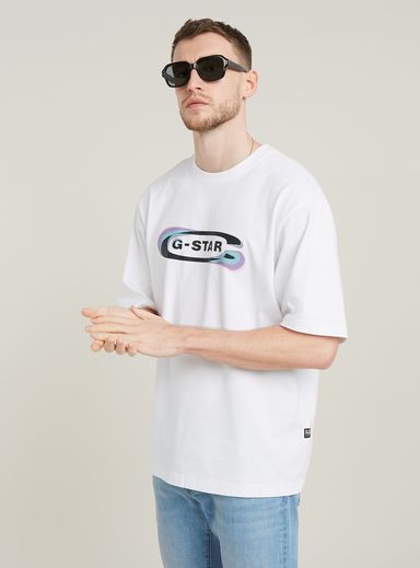 Gradient Old Skool Logo Boxy T-Shirt